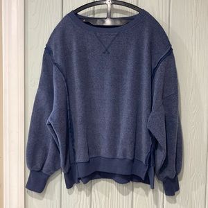American Eagle reverse fleece big hug sweatshirt